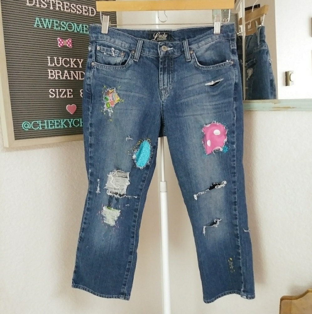 FINAL PRICE·LAST DAY Lucky vintage crop jeans